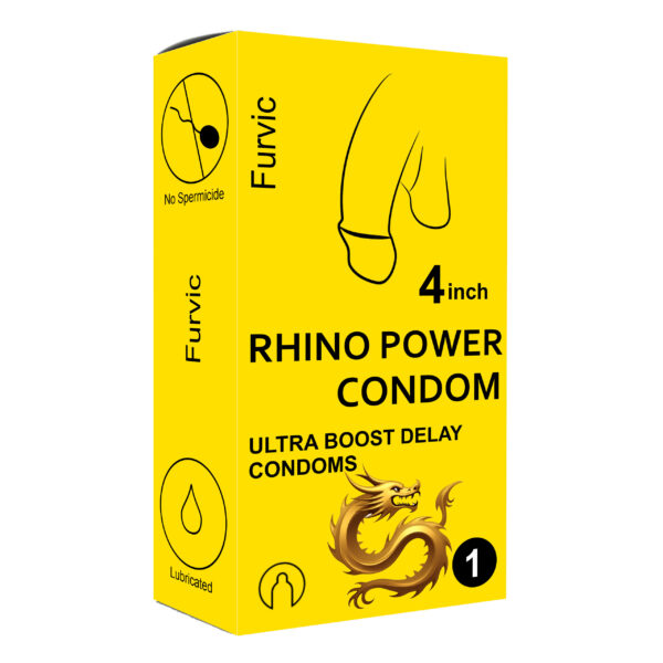 Dragon Micro Condom 4 Inch – Fire Latex Short Fit