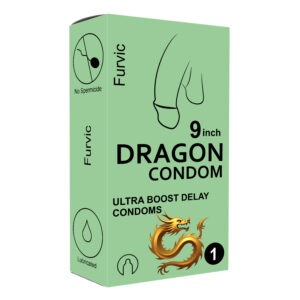 Dragon Condom 9 Inch – Extra Long Fire Sensation Condom for Men