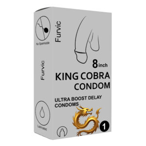 Dragon Inferno Condom 8 Inch – Fire XL Latex